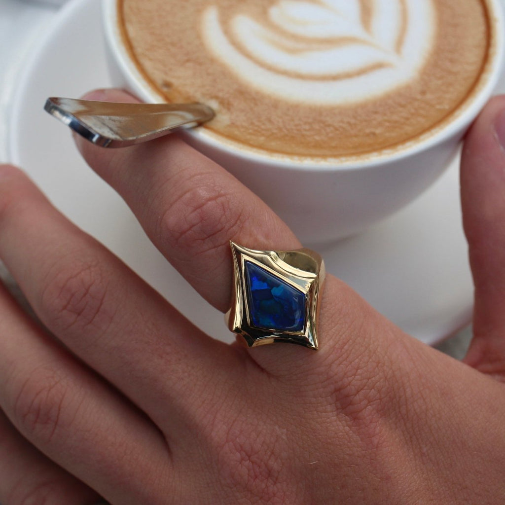 #jewellery for men# - #raven opal#